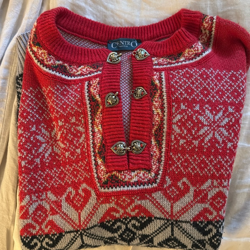 Vintage Centro Maglia Winter Sweater: Medium